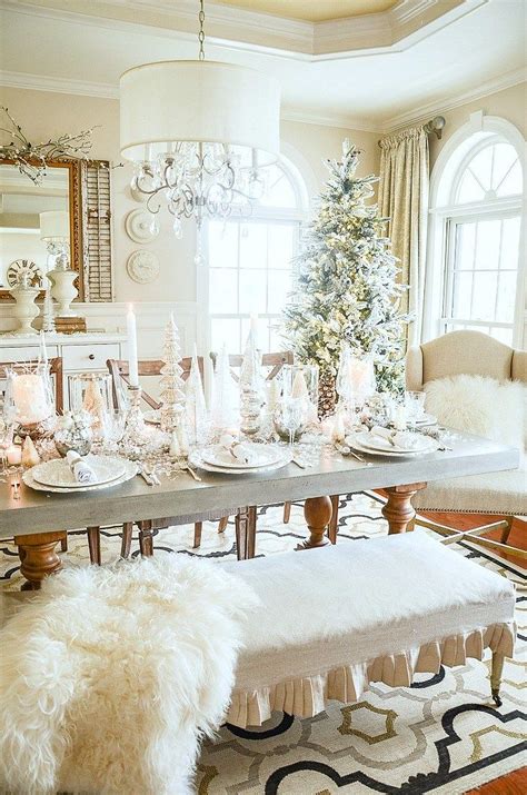 Winter Wonderland Tablescape With Lots Of Idea You Can Use On Your