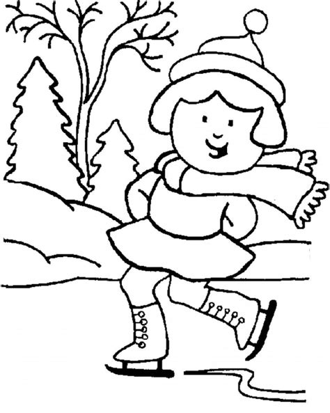 Free Printable Coloring Pages Of Winter Scenes Coloring Home