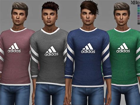 8 Male Fashion Sports Tops Found In Tsr Category Sims 4 Male Everyday
