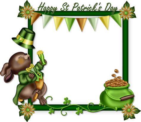 ♣ Cadre Saint Patrick St Patricks Day Frame Png ♣