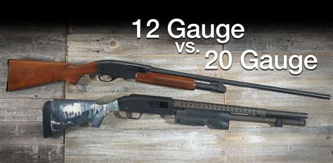 Comparing 12 Gauge Vs 20 Gauge Whats A Better Shotgun Bet