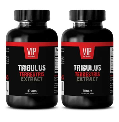 Muscle Supplement Tribulus Terrestris 1000mg Sexual Booster 2 Bottles 180 Caps 3861 Picclick