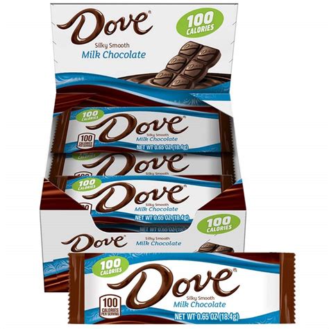 Amazon Deal 18ct Dove 100 Calories Milk Chocolate Candy Bars