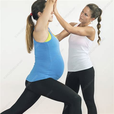 Pregnant Woman Exercising Stock Image F0246817 Science Photo Library