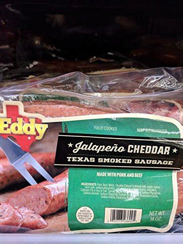 Eddy Jalapeno Cheddar Sausage 14 Oz 4 Pack Meadowhillfarms