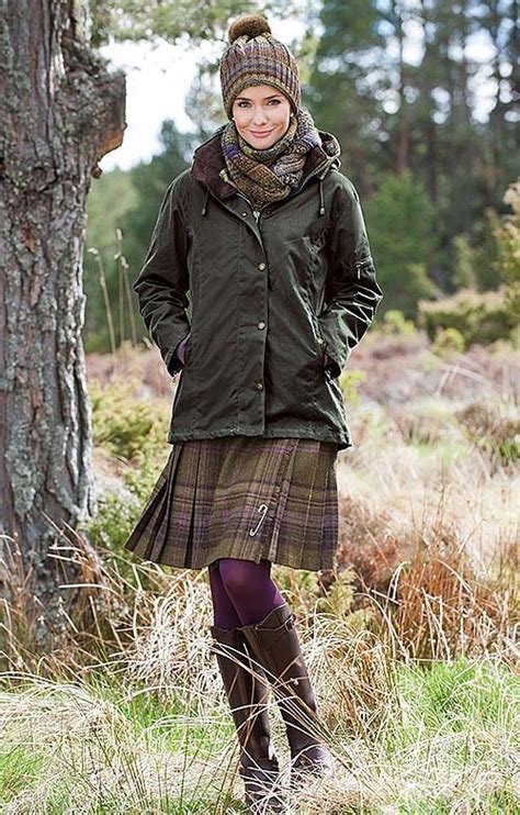 House Of Bruar Ladies Tweed Kilt From House Of Bruar English Country Fashion Country Outfits