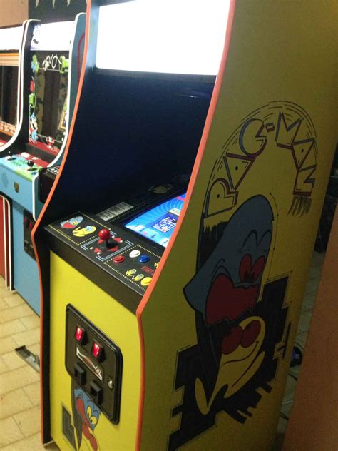 Videogame Arcade Cabinato Pacman Videogame Midway Bally Cabinet
