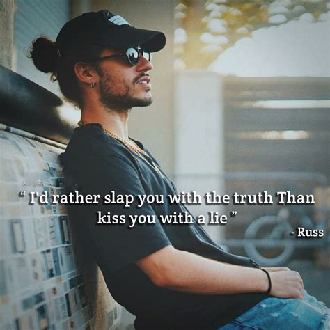 Rappers wear diamonds to compensate for a lack of fashion sense. Rapper Quote: Russ Instagram: @allgood813 | Rapper quotes, Musician quotes, Inspirational rap lyrics