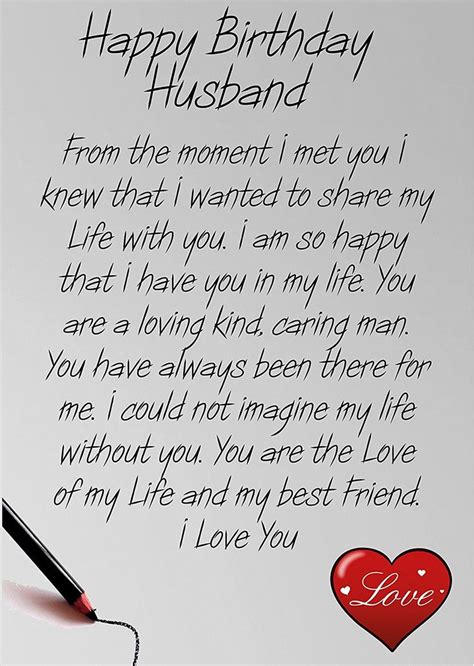 Pin by Melody Pagan on Birthday | Birthday wish for husband, Birthday