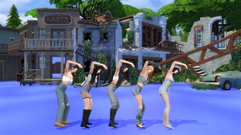 Sims 4 Dance Animation Le Sserafim Antifragile Youtube