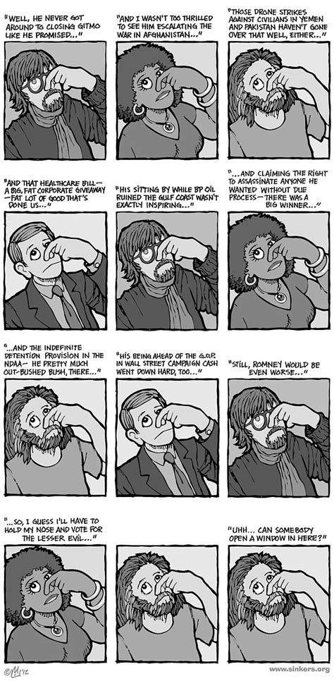 Loss of the sense of smell. Mike Flugennock: Political Cartoons » Crackpot Realism