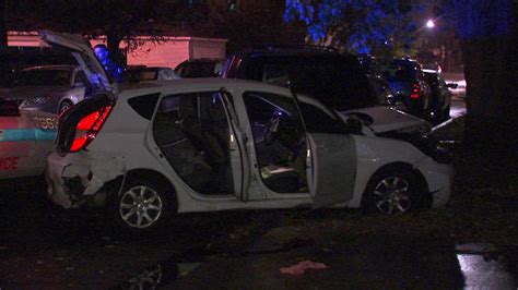 Officers Injured After Following Car That Crashed In Northwest Side