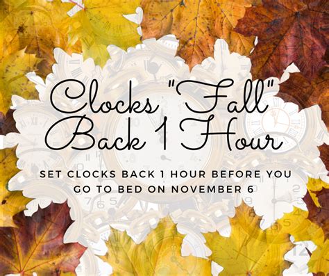 Turn Clocks Back 1 Hr Dinwiddie County Schools