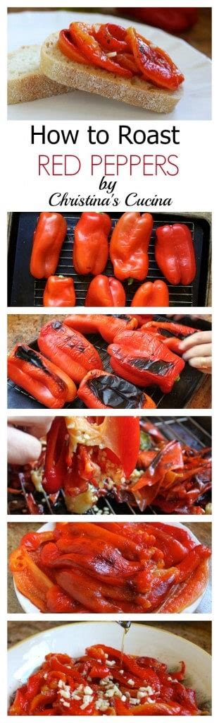 how to roast red peppers and how to use them christina s cucina