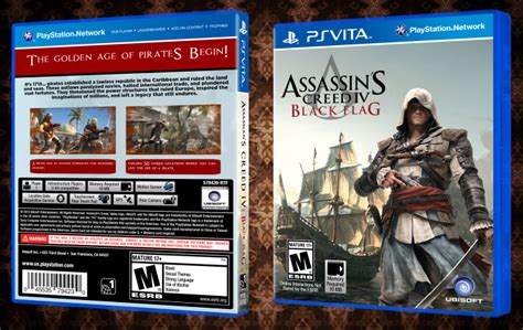 Assassins Creed Iv Black Flag Playstation Vita Box Art Cover By