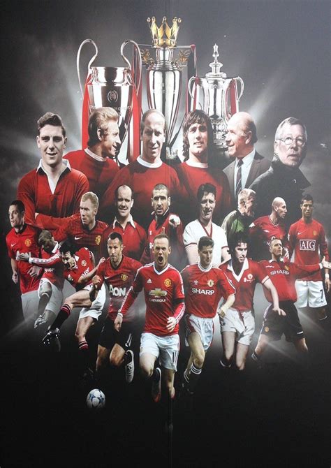 Manchester United Legends A4 Photo Print Etsy