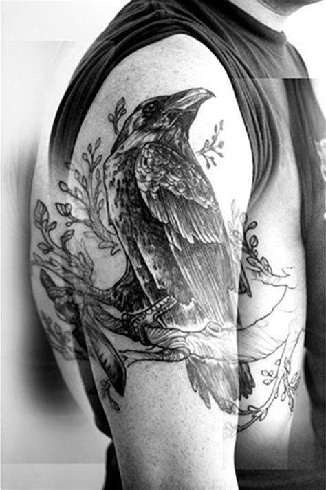 60 Mysterious Raven Tattoos Art And Design Raven Tattoo Tattoos