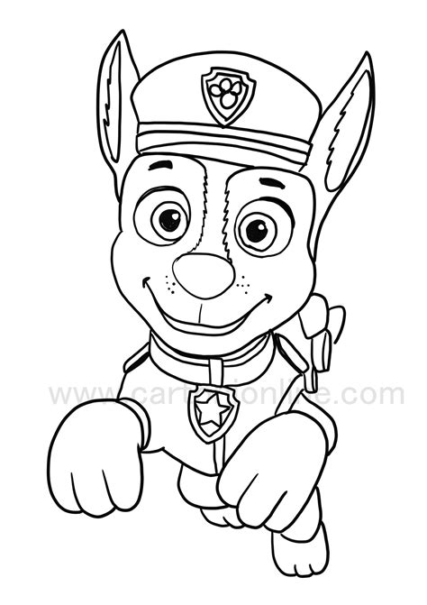 Paw Patrol Chase Coloring Page Luxury Chase Paw Patro