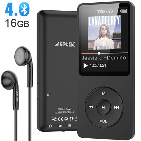 agptek portable bluetooth mp music player with fm lossless support up my xxx hot girl