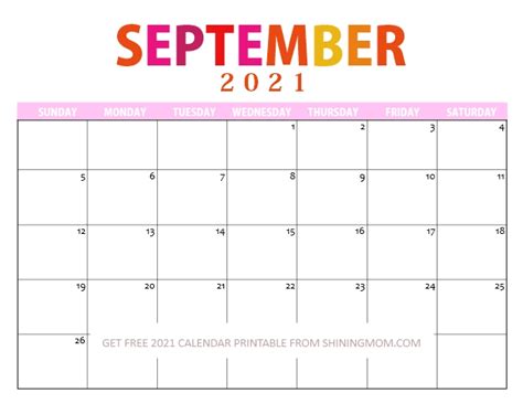 Here are the 2021 printable calendars FREE 2021 Printable Calendar PDF to Download Today!