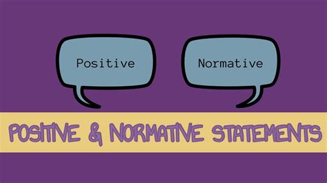 Positive And Normative Statements What Is The Difference Between Them