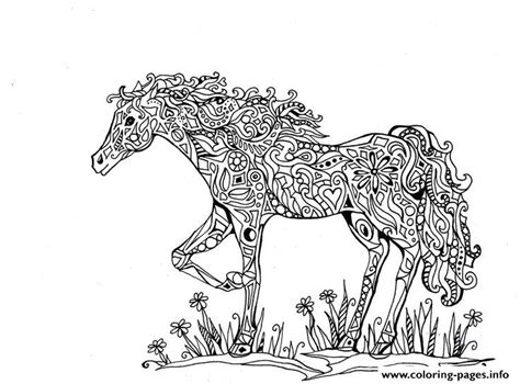 Adults Difficult Animals Horse Printable Hd Coloring Pages Printable