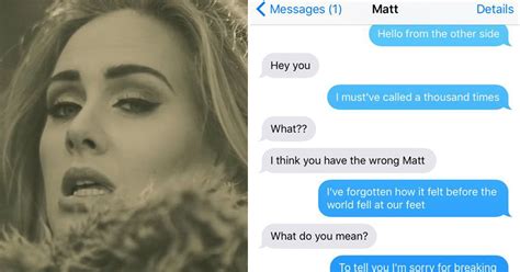 Woman Texts Her Ex Using Only Adeles Hello Lyrics And The Result Is Totally Hilarious