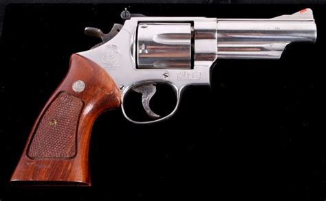 Smith And Wesson Model 29 3 44 Mag Nickel Revolver