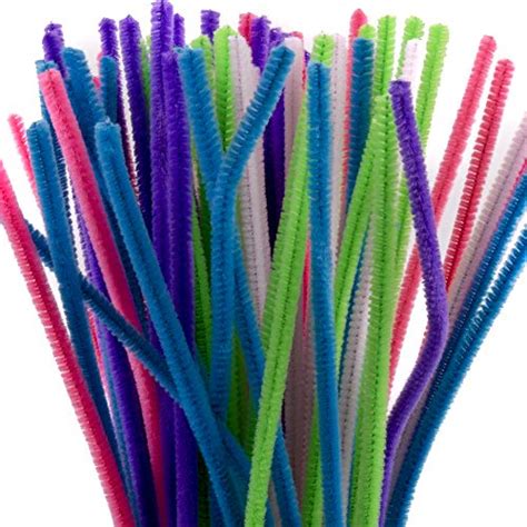 Horizon Group Usa Pastel Bendi Sticks Pipe Cleaners Chenille Stems Fuzzy Sticks 200 Pack
