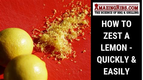 Hold the microplane in one hand, place one end on a flat surface and hold it at an angle. How To Zest A Lemon - Quickly & Easily - YouTube