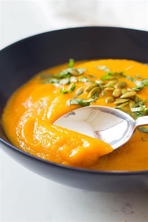 This Healthy Roasted Butternut Squash And Carrot Soup Is Perfect Cold