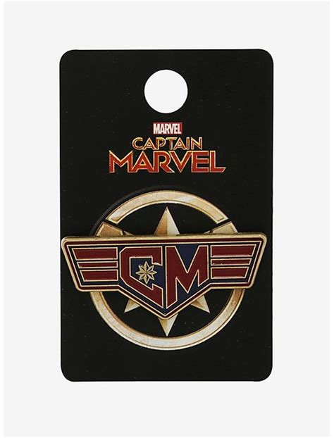 Marvel Captain Marvel Enamel Pin Marvel Captain Marvel Pop Culture