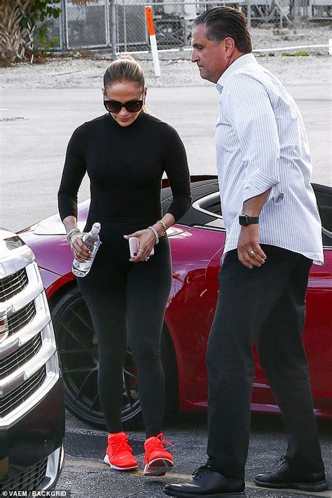 Jennifer Lopez And Alex Rodriguez Pull Up To The Gym In A Red Porsche