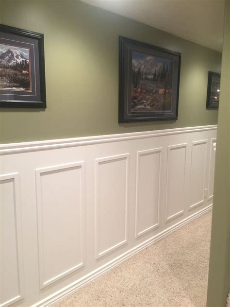 Add basement to existing home. Adding wainscotting to a basement . LOVE IT! | Home ...