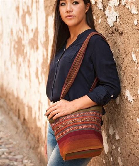Peruvian Shoulder Bag Bags Unique Purses Colorful Fashion