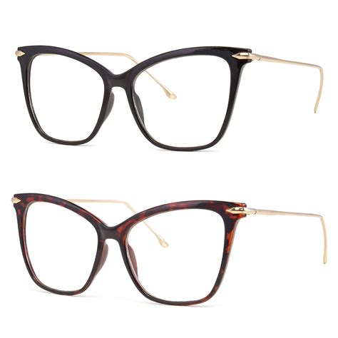 new clear lens cat eye glasses retro 60s vintage style women s fashion z