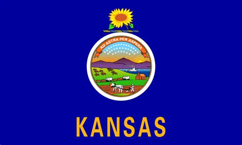 Free Kansas Flag Images Ai Eps   Pdf Png And Svg
