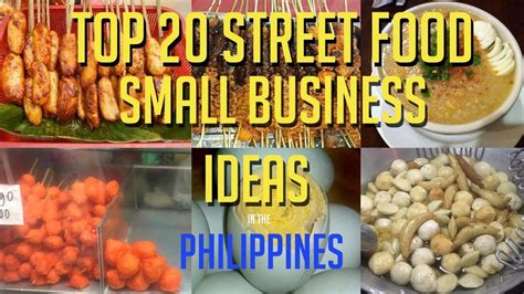 Top 20 Street Food Small Business Ideas Philippines Philippine Street