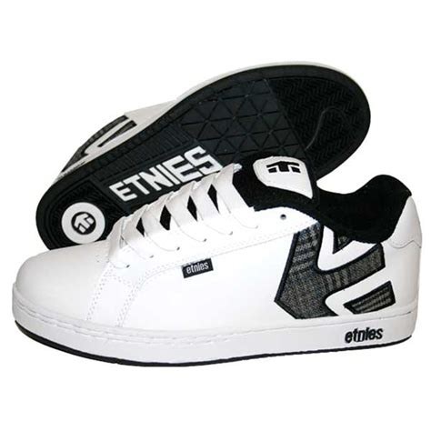 Etnies Fader White And Black Shoes Us Size 85