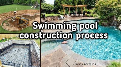 Swimming Pool Construction Process Step By Step Fix It Professor