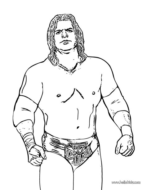 Printable Wwe Coloring Pages