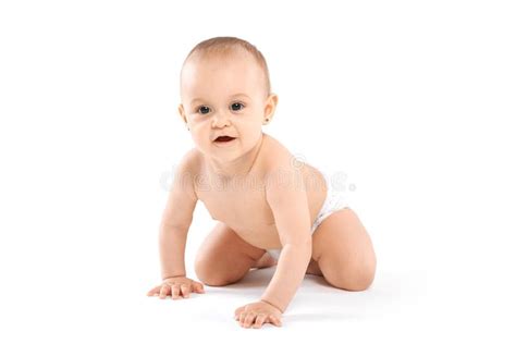 Cute Baby Lying Naked Stock Image Image Of Beauty Hand
