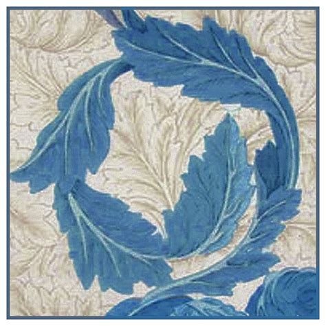 Acanthus Vine In Blue By Arts And Crafts Movement Founder William Morr