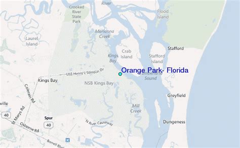 Orange Park Florida Tide Station Location Guide