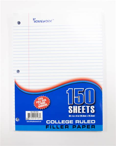 Wholesale Filler Paper 150 Sheets College Ruled Dollardays