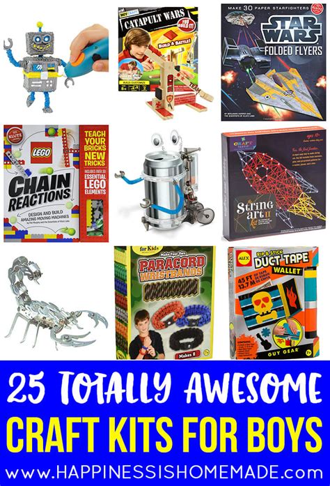 25 Awesome Craft Kits For Boys Happiness Is Homemade