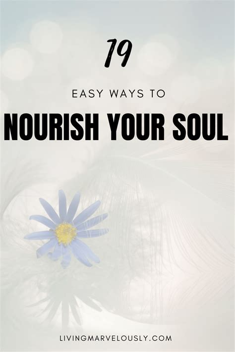 20 Easy Ways To Nourish Your Soul