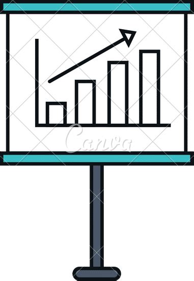 Paperboard With Statistics Graph 素材 Canva可画