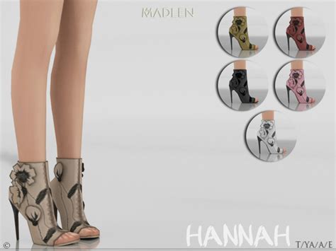 Sims 4 Ccs The Best Madlen Nunzia Shoes By Mj95