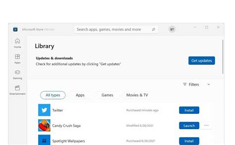 Windows 11 Store Updates Via Library Ed Tittel